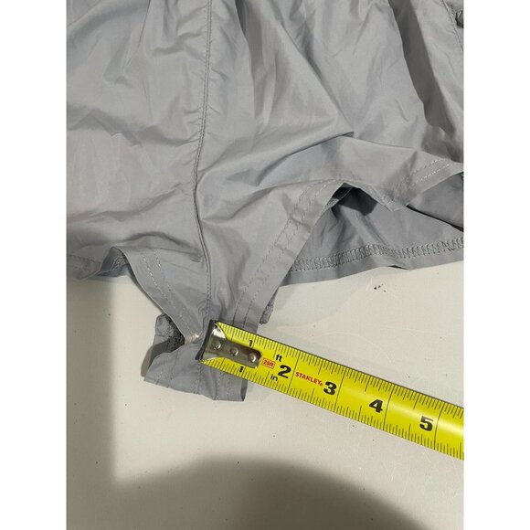 Free People FP Movement Get Your Flirt On Shorts Wide Waist Arctic Mist Gray M - Picture 11 of 16